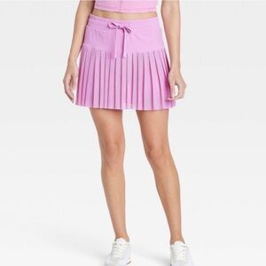 Pleated Pink JoyLab Tennis Skirt